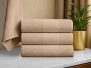 Törölköző CARRARA 60x100 cm világos barna, 100% pamut