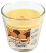 ORANGE narancssárga illatgyertya üvegben 7,5 cm