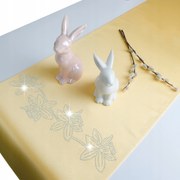 Húsvéti asztali futó Nárcisz 40x200 sárga j.