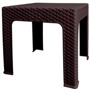 Bistro Rattan kerti asztal, 42 x 48 x 48 cm, wenge