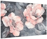 Kép - Virágok vázlata (90x60 cm)