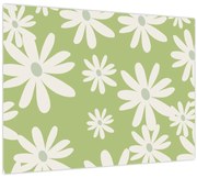 Kép - Hippik, zöld virágok N⁰1 (70x50 cm)