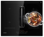 Klarstein AirJet 60 Down Air System, indukciós tűzhely + DownAir-páraelszívó,10 000 W, 600 m³/h, Boost