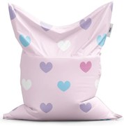 Classic babzsák szív a szív mellett - gyerek, rózsaszín