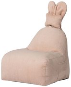 Világos rózsaszín gyerek babzsák Funny Bunny – The Brooklyn Kids