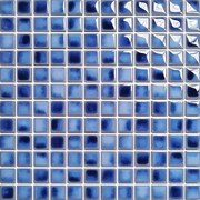 Kerámia mozaik Premium Mosaic aqua blue 30x30 cm fényes MOSBH23ABLL