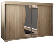 Tablet 2 120 Tolóajtós Komód 120cm, Sonoma Tölgy