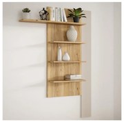 Fali polc INAR tölgy/bézs