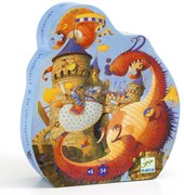 Formadobozos puzzle - Vaillant és a sárkány, 54 db-os - Vaillant and the dragon