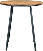 Teakfa kerek kerti étkezőasztal ø 70 cm Cleveland – House Nordic