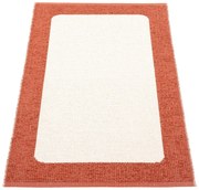 Téglavörös-krémszínű kültéri-beltéri szőnyeg 70x120 cm Ilda Brick – Pappelina