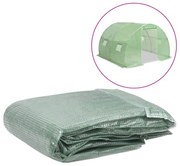 zöld melegház pótponyva (9 m²) 300 x 150 x 200 cm