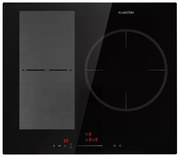 Klarstein Delicatessa 3 Flex, indukciós főzőlap, 6600 W, 3 zóna, üvegkerámia, fekete