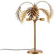 Art Deco asztali lámpa arany 3-lámpás - Botanica