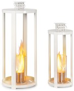 Blumfeldt Fiamme Cilindro, etanol lámpások, 2 darabos készlet, rozsdamentes acél égő, 0,3 liter, égési idő 4 óra