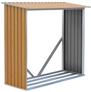 Tüzifa tároló G21 WOH 136 - 182 x 75 cm, barna