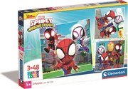 Pókember Spidey 3x48 db-os puzzle Clementoni