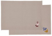 Pamut tányéralátét szett 2 db-os 33x48 cm Bistro – Södahl