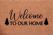Karácsonyi Lábtörlő Üdvözöljük otthonunkban Welcome to our Home