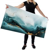 Wallplex konyhahátfal Kék Márvány (Méret: 60x120)