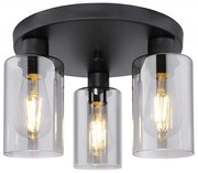 Globo 15465-3D - Mennyezeti lámpa HADERA 3xE27/60W/230V