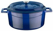 LAVA Metal Öntöttvas edény, átmérő 24 cm, kék, 4,5l