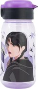 Wednesday Nevermore Academy műanyag szívószálas kulacs 510 ml
