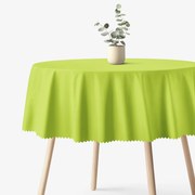 Goldea húsvéti kör alakú teflonos terítő - zöld Ø 160 cm