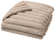 Világosbarna mikroplüss takaró 180x220 cm Boudoir – douceur d'intérieur