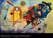 Művészeti nyomat Sárga, Piros, Kék, Wassily Kandinsky