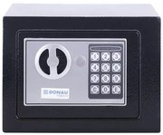 Bútorszéf, elektronikus zár, 230x170x170 mm, DONAU Tech, fekete (D19073251)