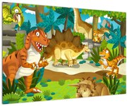 Kép - dinoszaurusz (90x60 cm)