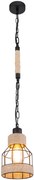 Globo HALIA 15674H függeszték kenderkötéllel, 1x60W E27