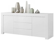 FIRENZE Fehér Komód 2 ajtós 3 fiókos