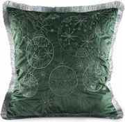 Dekoratív párnahuzat Jancsi 118B 45x45 karácsonyi rojtos Boho