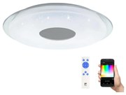 Eglo 98768 - LED RGB fényerő-szabályozó mennyezeti lámpa LANCIANO-C LED / 38W / 230V + RC 98768