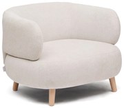 Bézs zsenília fotel Luisa – Kave Home