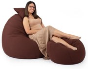 Barna ALL IN XXL Babzsákfotel Garnitúra