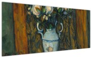 Kép - Paul Cézanne, Vase of Flowers, reprodukciók (120x50 cm)