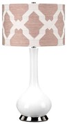 Elstead MILO-PN-TL-OVTH - Asztali lámpa MILO 1xE27/60W/230V rózsaszín