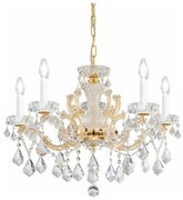 Kolarz 3149.85.3.KoT - MARIA LOUISE kristály csillár 5xE14/40W/230V 24K arany