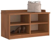 SANDNES tömör fenyőfa előszobapad 87x40x50 cm