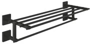 GROHE 410992430 - START CUBE multifunkciós törölközőtartó, 600 mm, fekete