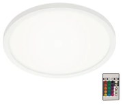 Briloner 7092-416 - RGBW Dimmelhető mennyezeti lámpa SLIM LED/15W/230V +  távirányító
