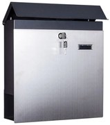 STILISTA Fali postaláda 37 x 36 x 9 cm acél