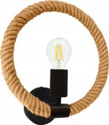 Arthur Modern Boho Loft Ipari Fali Lámpa E27 Kötéllel