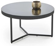 Cosmo Kerek Dohányzóasztal fekete