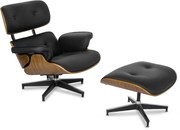 Prémium Forgó Fotel Fekete Eco-bőr Kárpittal. PALERMO