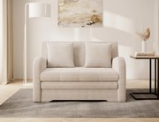 Bézs 2 személyes kanapé ARIO JARELL, kihúzható