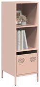 rózsaszín acél tálalószekrény 35 x 39 x 103,5 cm